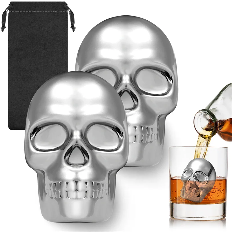 Wine Whiskey Beer - Piedras de whisky reutilizables con forma