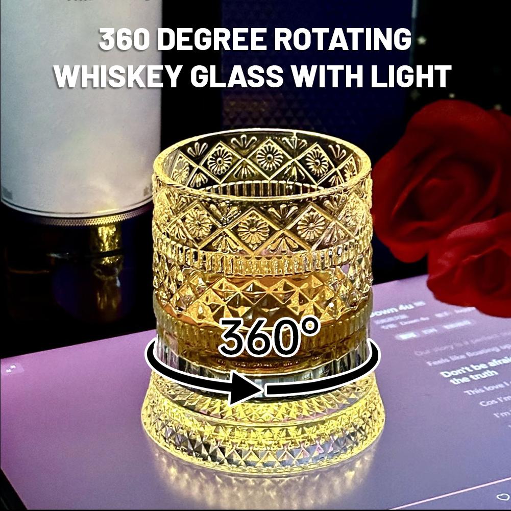 Wine Whiskey Beer - Vaso Giratorio para Whisky, Copa de