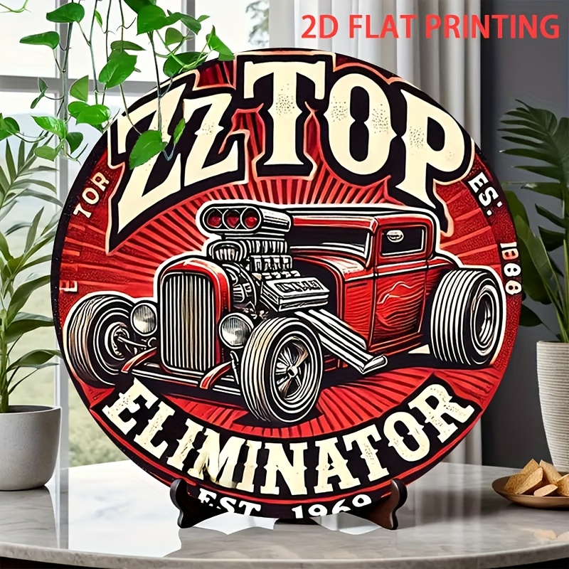 Wine Tag Label - 2D plano, 1 pieza ZZ Top