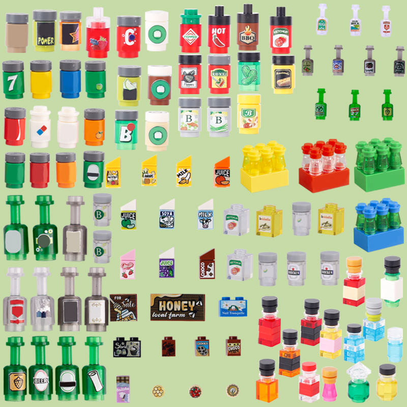 Wine Beer Supermarket - Bloques de construcción MOC City Street