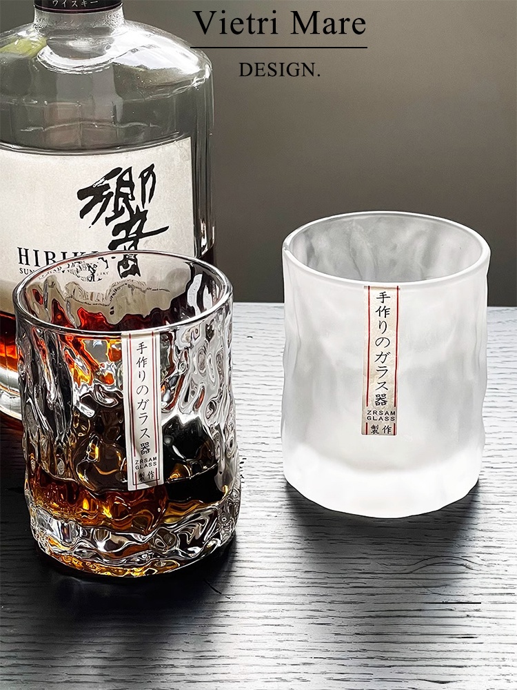 Wine Whiskey Beer - Vaso de Vidrio Vietnamita Hecho a