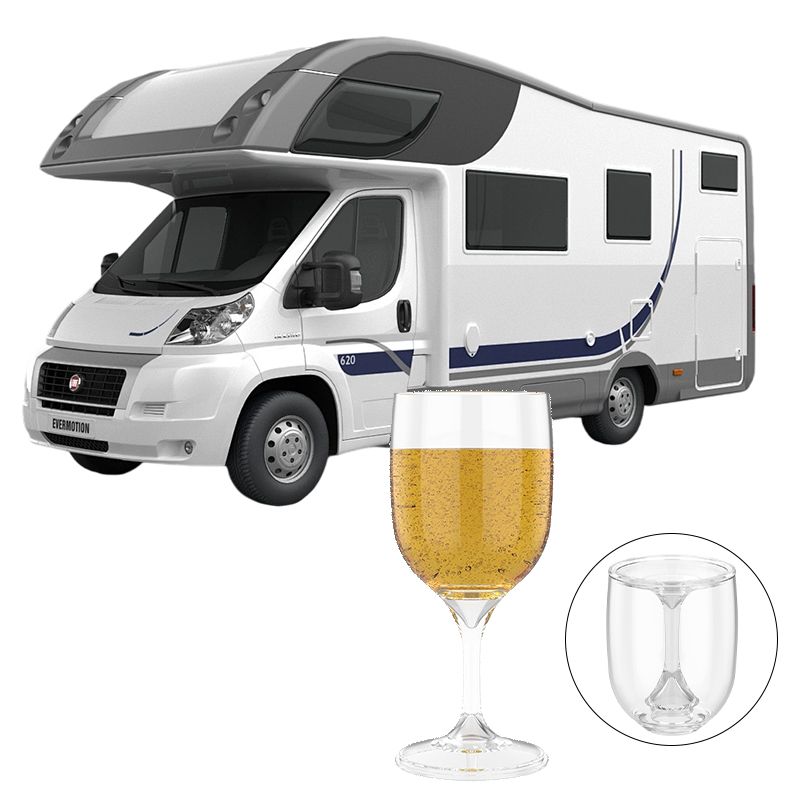 Wine & Beer Hydrometer - Copa de vino plegable, copa de