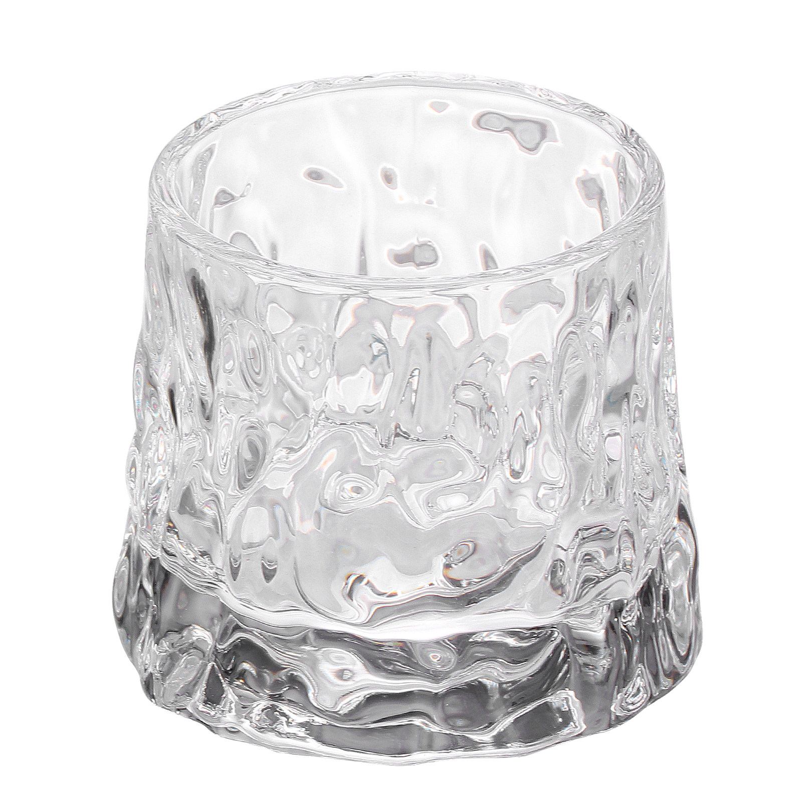 Wine Whiskey Beer - 1 Vaso de Vino Martillado de