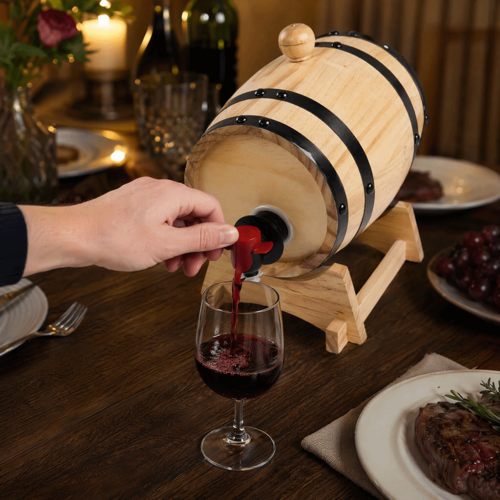 Barriles de madera de pino vin - Wine Whiskey Beer reseña y precio