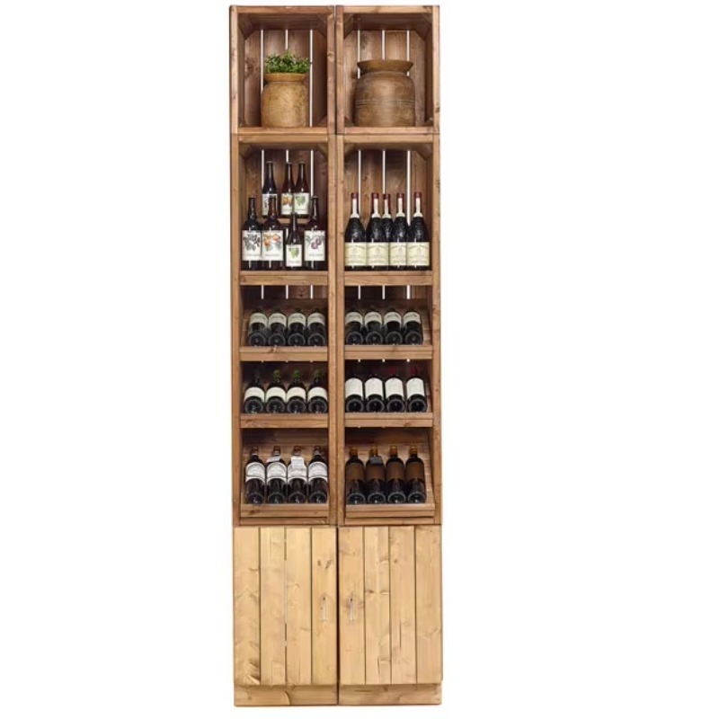 Mueble Bar de Vino de Madera C - Wine Beer Supermarket reseña y precio