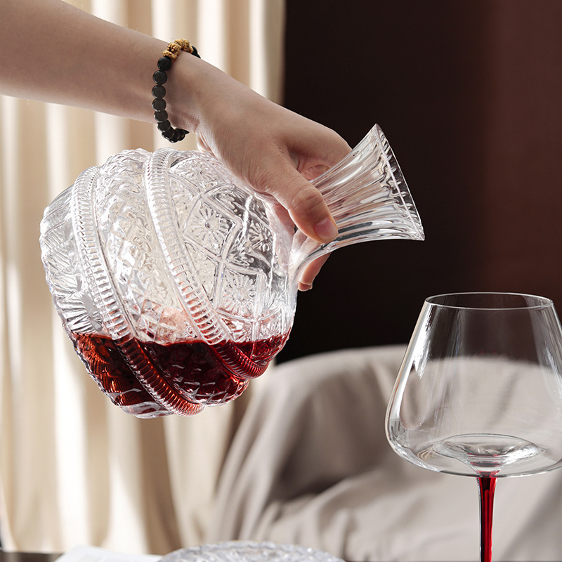 Decantador de vino giratorio D - Wine Whiskey Beer reseña y precio