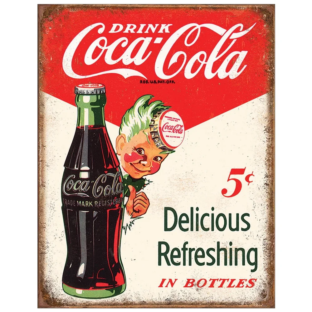 Letrero Metálico Retro de Soda - Wine Tag Label reseña y precio