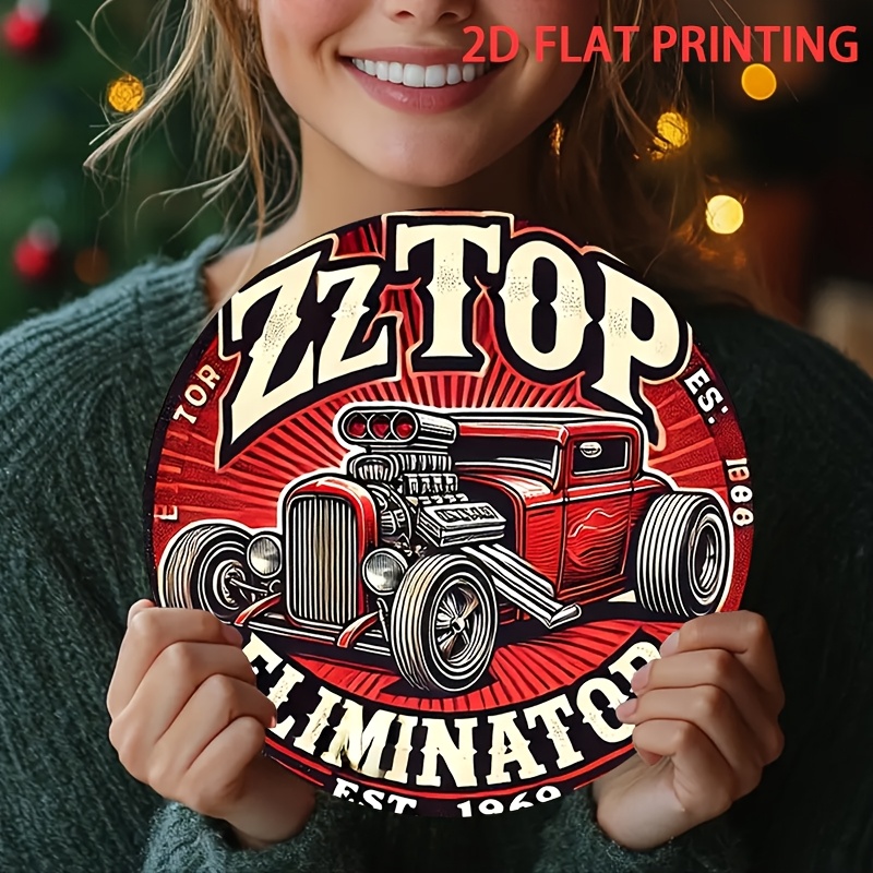 2D plano, 1 pieza ZZ Top Elimi - Wine Tag Label reseña y precio