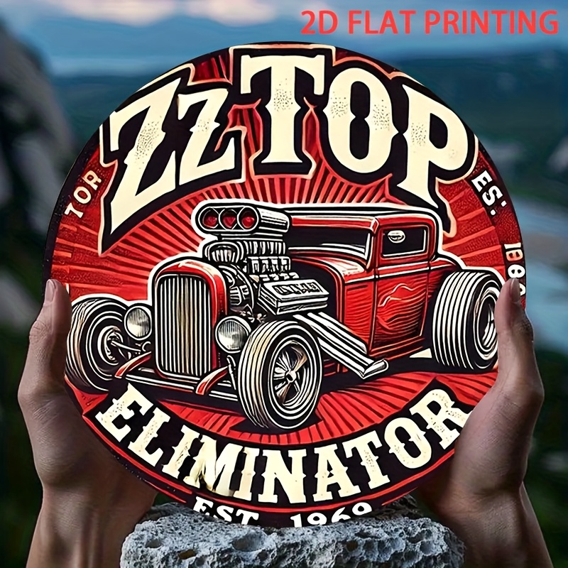 2D plano, 1 pieza ZZ Top Elimi - Wine Tag Label reseña y precio