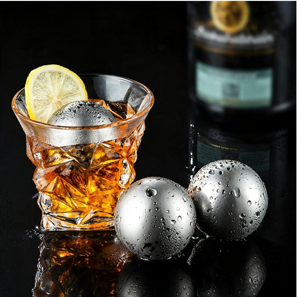 Bolas de Hielo de Acero Inoxid - Wine Beer Refrigerator reseña y precio
