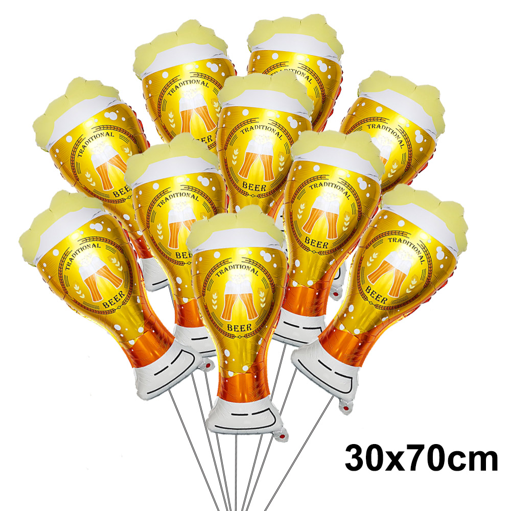 Globos de aluminio dorados par - Wine Beer Whiskey Year reseña y precio