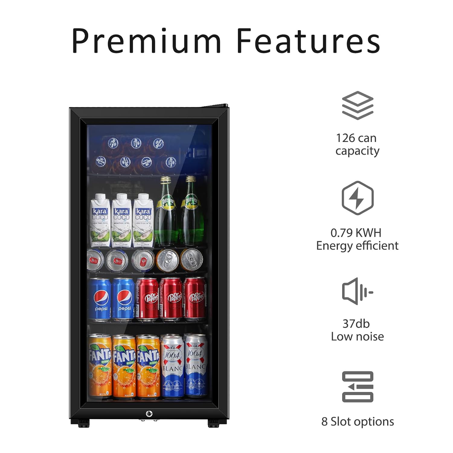 Refrigerador para Bebidas, Min - Wine Beer Refrigerator reseña y precio