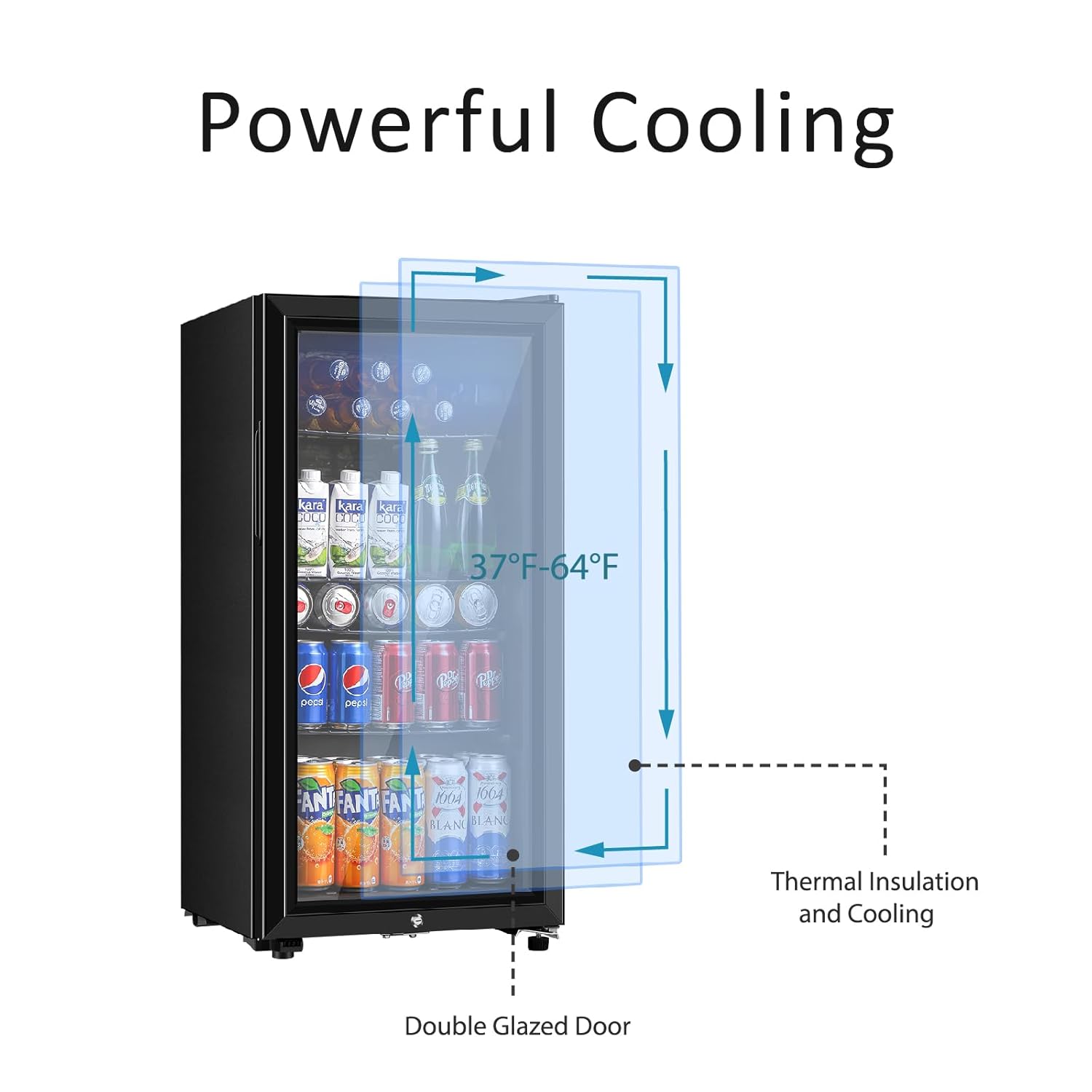 Refrigerador para Bebidas, Min - Wine Beer Refrigerator reseña y precio