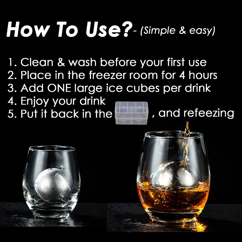 Cubitos de Hielo Reutilizables - Wine Beer Refrigerator reseña y precio
