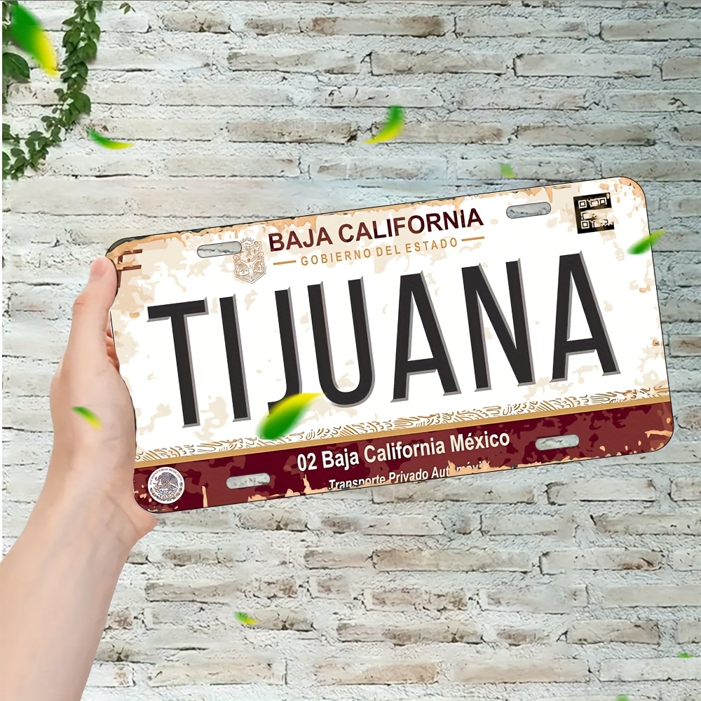 Placa de matrícula mexicana vi - Wine Tag Label reseña y precio