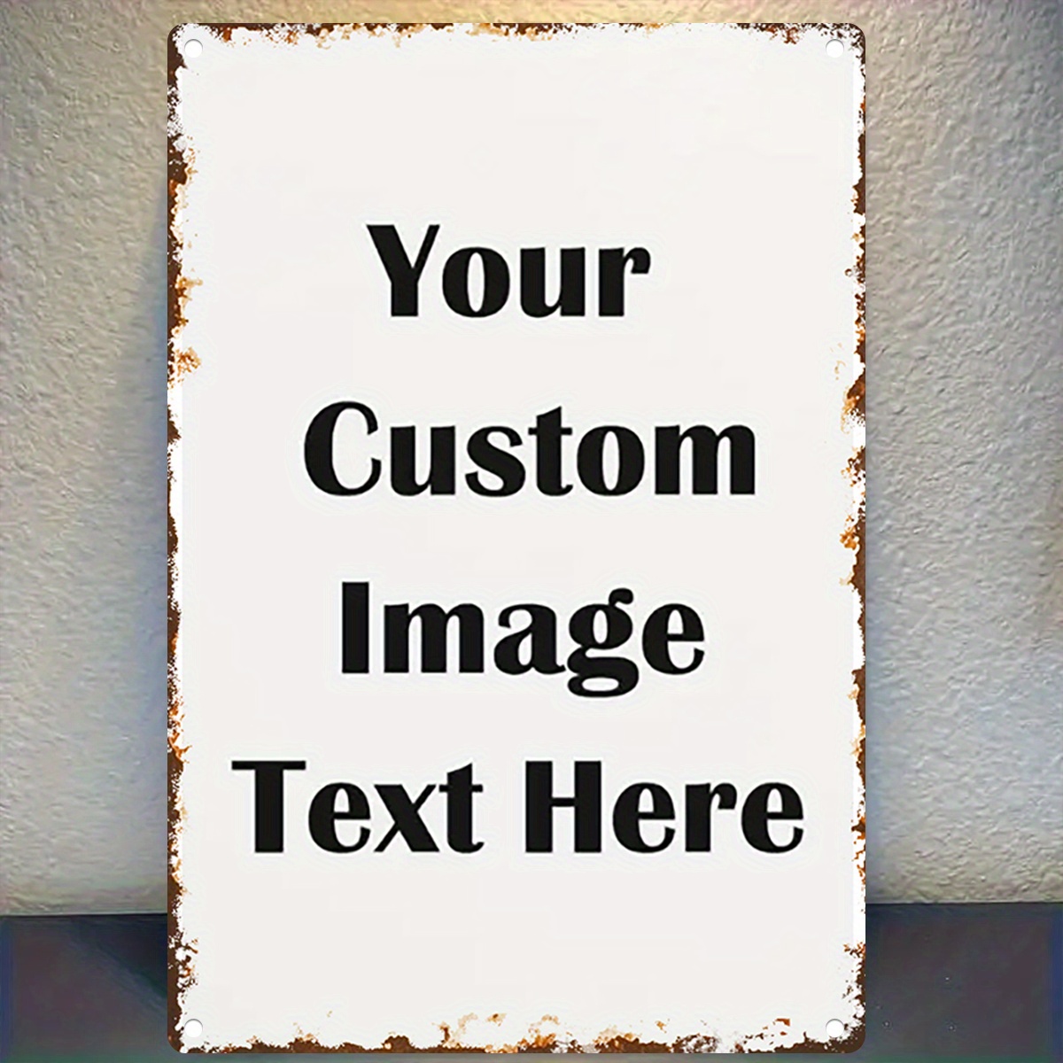 Letrero Metálico Personalizado - Wine Tag Label reseña y precio