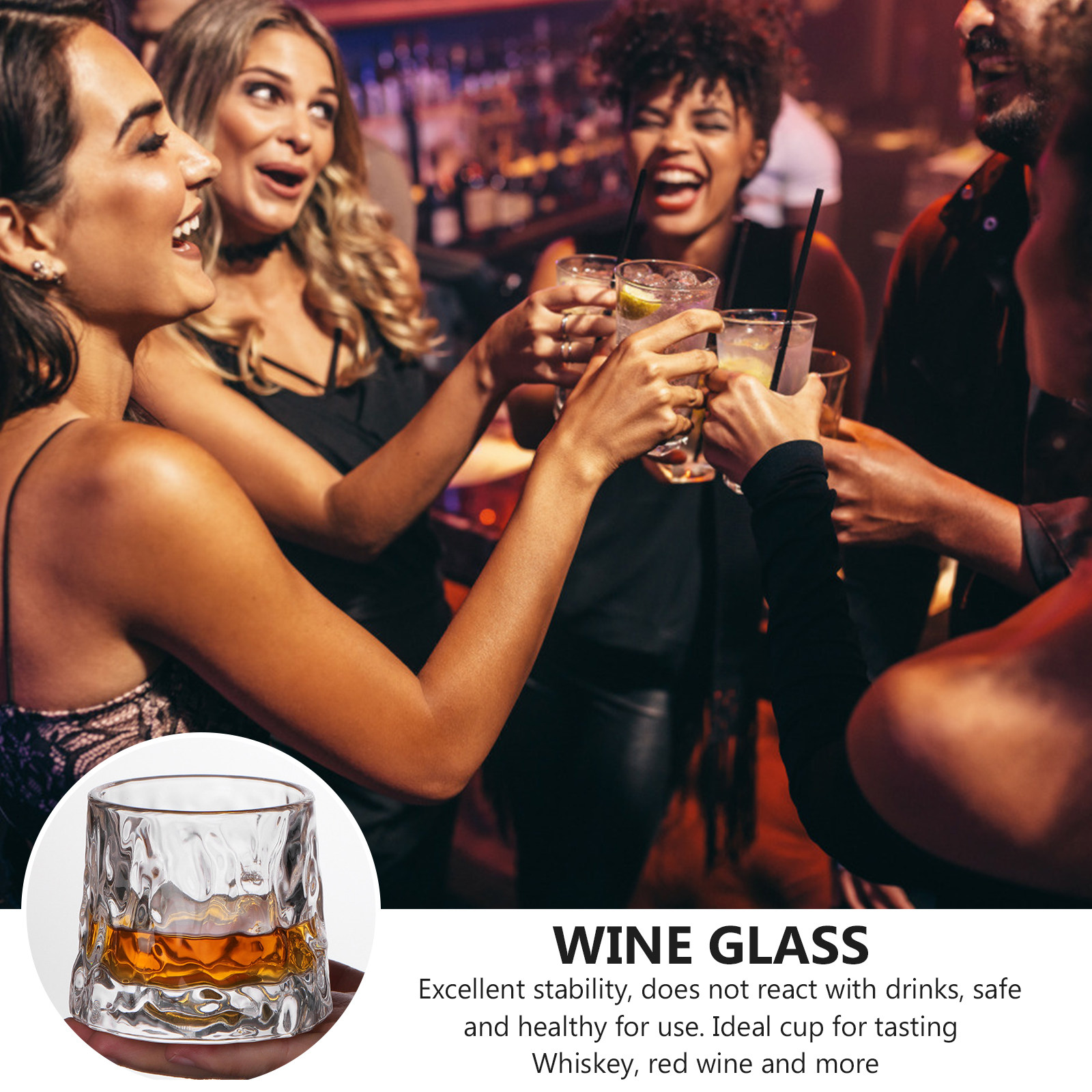 1 Vaso de Vino Martillado de P - Wine Whiskey Beer reseña y precio